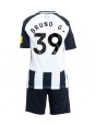 Newcastle United Bruno Guimaraes #39 Domácí dres pro děti 2024-25 Krátký Rukáv (+ trenýrky)